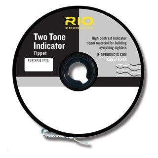RIO Two Tone Indicator Tippet Black/White - Flytackle NZ